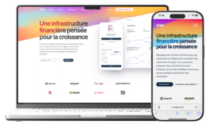 stripe landing page